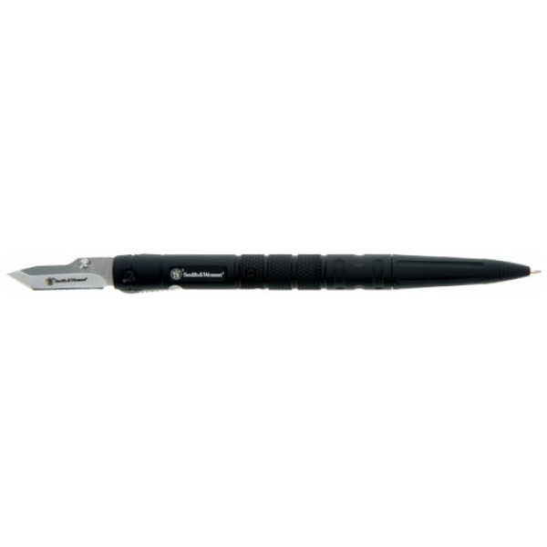S&W FOLDING PEN KNIFE 1.6" BLD - 7.6" LONG ALUMINUM BLACK