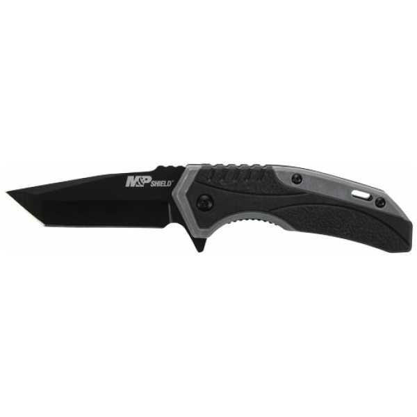 S&W KNIFE M&P SHIELD 2.8" - TANTO SPRING ASSIST BLACK