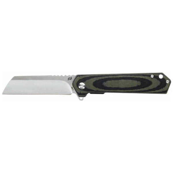 SCHRADE KNIFE LATERAL FOLDER - 3.25" AUS-10 OD GREEN/LAM