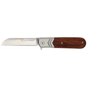 S&W KNIFE ROSEWOOD EXECUTIVE - BARLOW 2.75" FOLDING BLADE