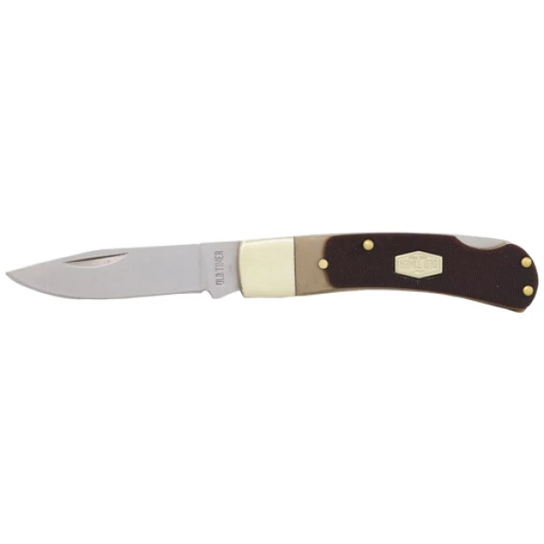 OLD TIMER KNIFE BEAR HEAD - 1-BLADE LOCKBACK 2.2" S/S DEL
