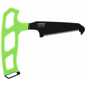 SCHRADE KNIFE ISOLATE SMALL - BONE SAW 3" T-HANDLE SK5 GREEN