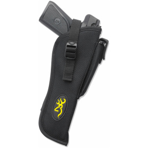 BROWNING BELT HOLSTER W/MAG - POUCH BUCK MARK PISTOL RH BLCK
