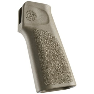 HOGUE AR15 15 DEGREE VERTICAL - POLYMER NO FINGER GROOVES FDE