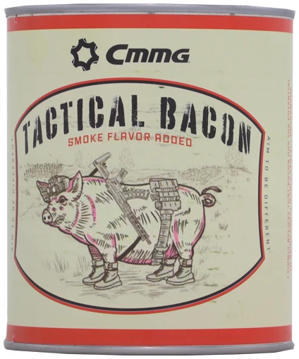 CMMG TACTICAL BACON 12OZ CAN - V1 RETRO