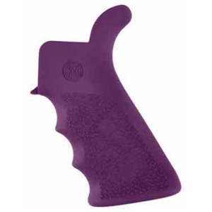 HOGUE AR-15 BEAVERTAIL GRIP - W/FINGER GROOVES PURPLE