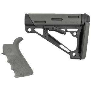 HOGUE AR-15/M-16 KIT MIL-SPEC - GRIP W/ COLLAPSIBLE STOCK GREY