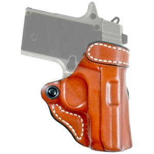 DESANTIS CRISS-CROSS HOLSTER - OWB RH LEATHER SIG P365 TAN