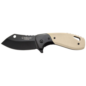CAMILLUS CHONK DROP POINT - 2.75" SS BLADE G10 HANDLE TAN