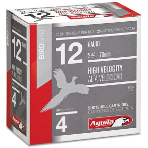 Aguila Ammunition 12ga Birdshot 2.75 inch Shotgun Shells - #4 Shot | 1.25oz | 1330 fps | 25rd Box