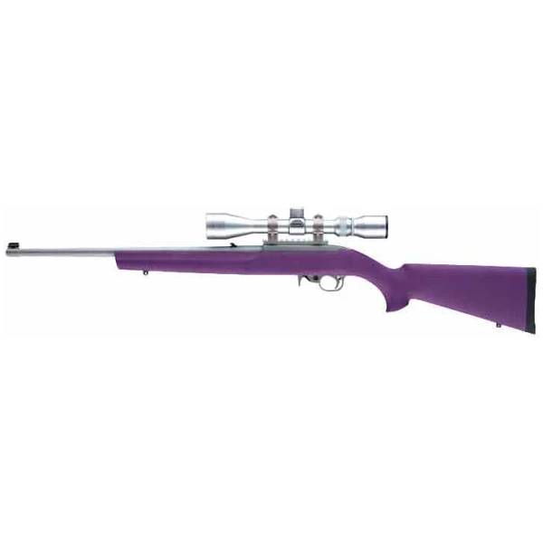 HOGUE STOCK RUGER 10/22 - STANDARD WEIGHT BARREL PURPLE