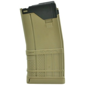 LANCER MAGAZINE L5AWM AR-15 - 5.56X45 20RD OPAQUE FDE