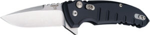 HOGUE X1 MICROFLIP 2.75" FOLDR - DROP POINT BLADE ALUMINUM BLK