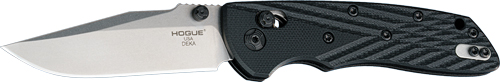 HOGUE DEKA 3.25" ABLE LCK FLDR - CLIP POINT G-10 FRAME BLACK