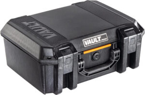 PELICAN VAULT V300 LARGE- - 5 PISTOL CSE PRE CUT FOAM BLK