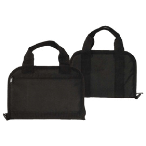 TOC TACTICAL PISTOL CASE - 14" BLACK W/MAGAZINE POCKETS