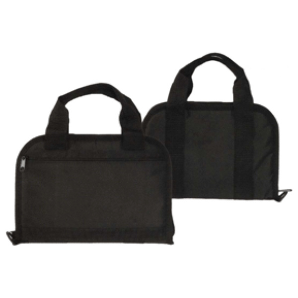 TOC TACTICAL PISTOL CASE - 14" BLACK W/MAGAZINE POCKETS