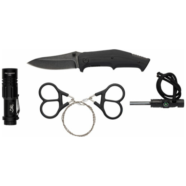 BROWNING OUTDOORSMAN SURVIVAL - KNIFE LIGHT SAW FIRESTARTER