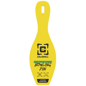 CALDWELL AR500 RIMFIRE BOWLING - PIN TARGET 1/4" YELLOW