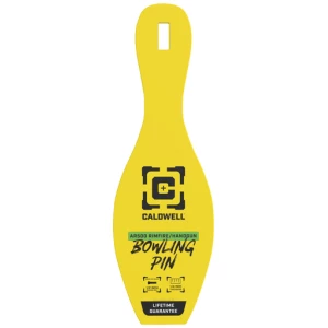 CALDWELL AR500 RIMFIRE BOWLING - PIN TARGET 1/4" YELLOW