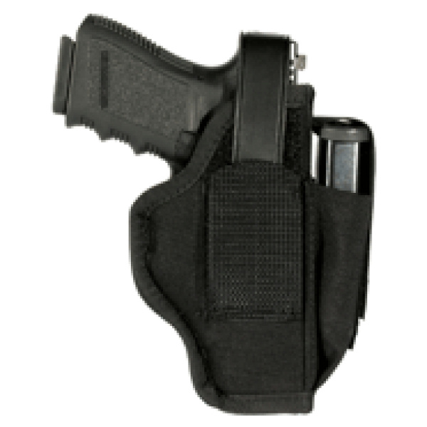 BLACKHAWK AMBIDEXTROUS HOLSTER - W/MAG POUCH #03 LARGE AUTOS