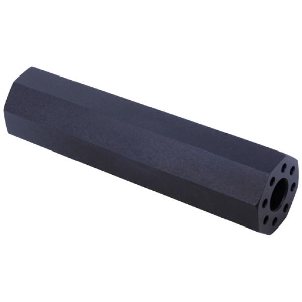 GUNTEC AR15 FAKE SUPPRESSOR - 4.5" 1/2X28 THREADS BLACK
