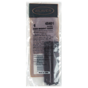 WEAVER BASE SIDE MOUNT #1 - BLACK