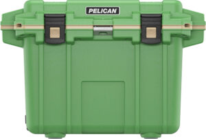 PELICAN COOLERS IM 50 QUART - HUNTER GREEN/TAN