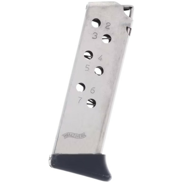 WALTHER ARMS MAG PPK 32ACP 7RD NICKEL FR