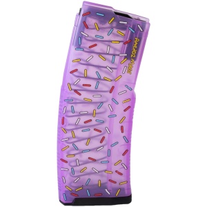 Amend2 MOD C AR-15 Mag - Translucent Pink Sprinkle Donut | 30rd | 5.56 NATO