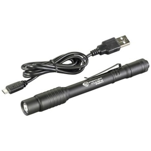 STREAMLIGHT STYLUS PRO USB - LIGHT WHITE LED W/POCKET CLIP