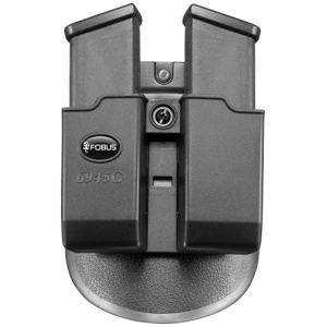 FOBUS MAG POUCH DOUBLE FOR - GLOCK 45/10MM PADDLE STYLE