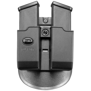FOBUS MAG POUCH DOUBLE FOR - GLOCK 45/10MM ROTO PADDLE