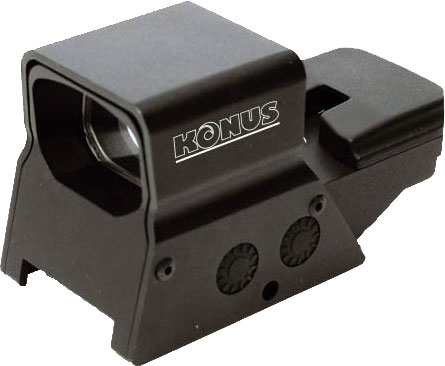 KONUS RED/GRN DOT SIGHTPRO R8 - 2-5MOA 1X39 8-RETIC DUAL RAIL - Image 3