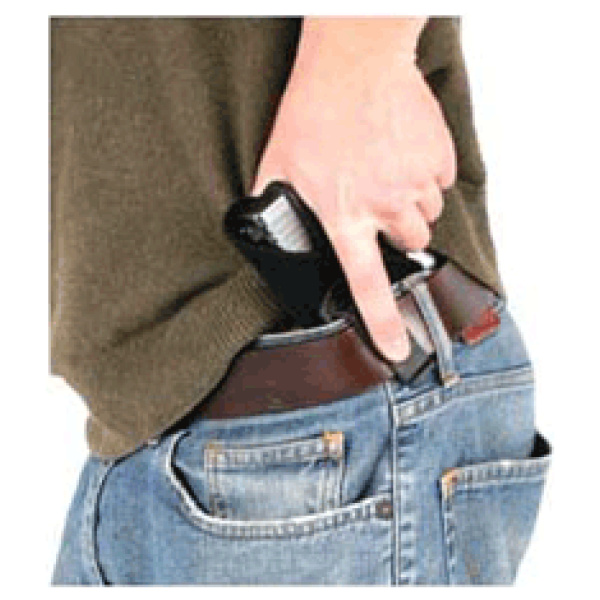 BLACKHAWK INSIDE PANTS #08 LH - S&W J-FRAME & SIMILAR 2" BLACK