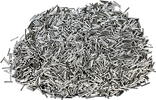 LYMAN ROTARY TUMBLER MEDIA - STANLESS STEEL PINS 5LBS.