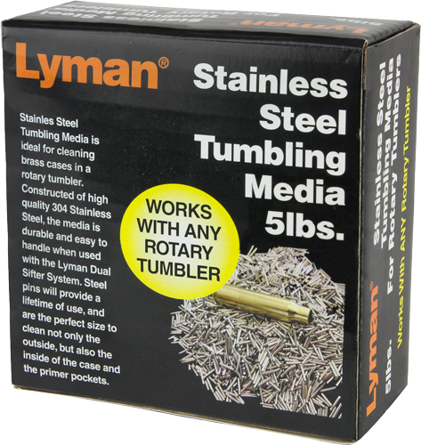 LYMAN ROTARY TUMBLER MEDIA - STANLESS STEEL PINS 5LBS. - Image 2