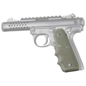 HOGUE GRIPS RUGER 22/45 MKIV - RUBBER GRIPS/FINGER GROOVES OD