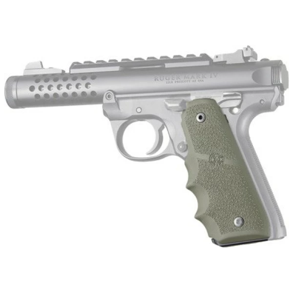 HOGUE GRIPS RUGER 22/45 MKIV - RUBBER GRIPS/FINGER GROOVES OD