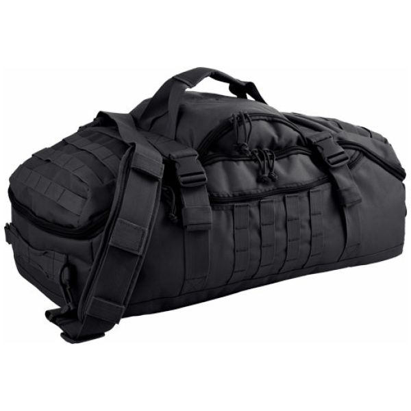 RED ROCK TRAVELER DUFFLE BAG - BACKPACK OR LUGGAGE BLACK