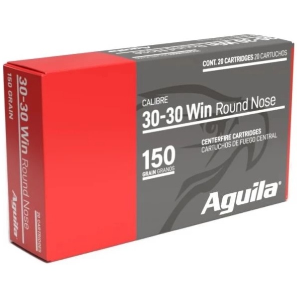 Aguila Ammunition 30-30 Win Rifle Ammo - 150 Grain | Soft Point | 20rd Box