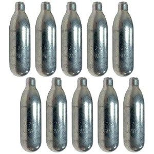 BYRNA 8 GRAM CO2 CARTRIDGES + - OILER 10 PACK FITS CL & SD