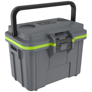 PELICAN COOLERS IM 8 QUART - GRAY/GREEN ICE PACK & STORAGE