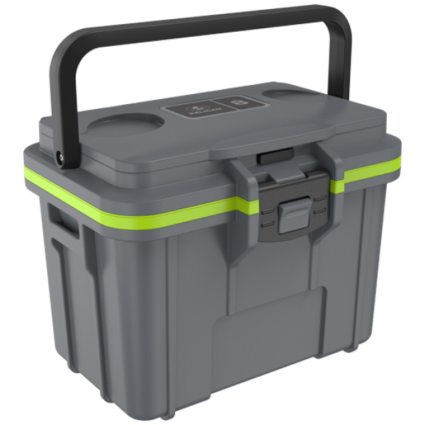 PELICAN COOLERS IM 8 QUART - GRAY/GREEN ICE PACK & STORAGE