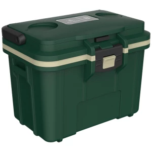 PELICAN COOLERS IM 8 QUART - HUNTER GREEN/TAN W/ICE PACK