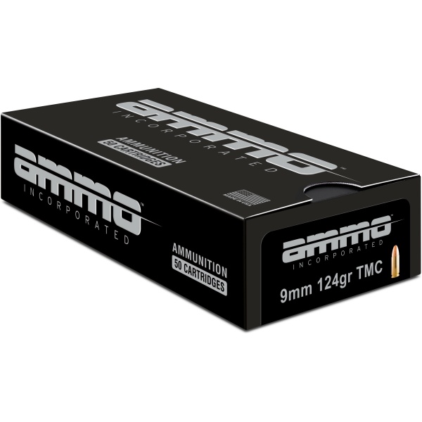 Ammo Inc Signature 9mm Luger Handgun Ammo - 124 Grain | TMC | 50rd Box