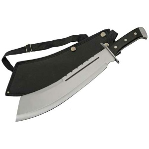 SZCO RITE EDGE 13.5" BLACK - BULLY MACHETE SS BLADE W/SHTH