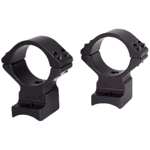 TALLEY RING/BASE COMBO 1" MED - HOWA SUPER LITE BLACK ANODIZED