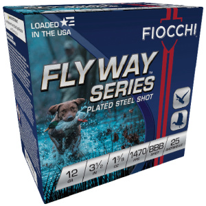 FIOCCHI FLYWAY 12GA 3.5" - 1-3/8OZ #BBB 25RD 10BX/CS