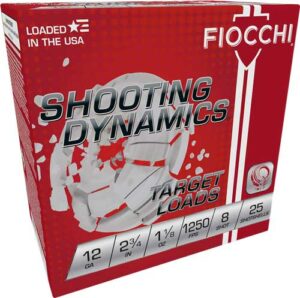 FIOCCHI 12GA 2.75" 1-1/8OZ #8 - 1250FPS 250RD CASE LOT